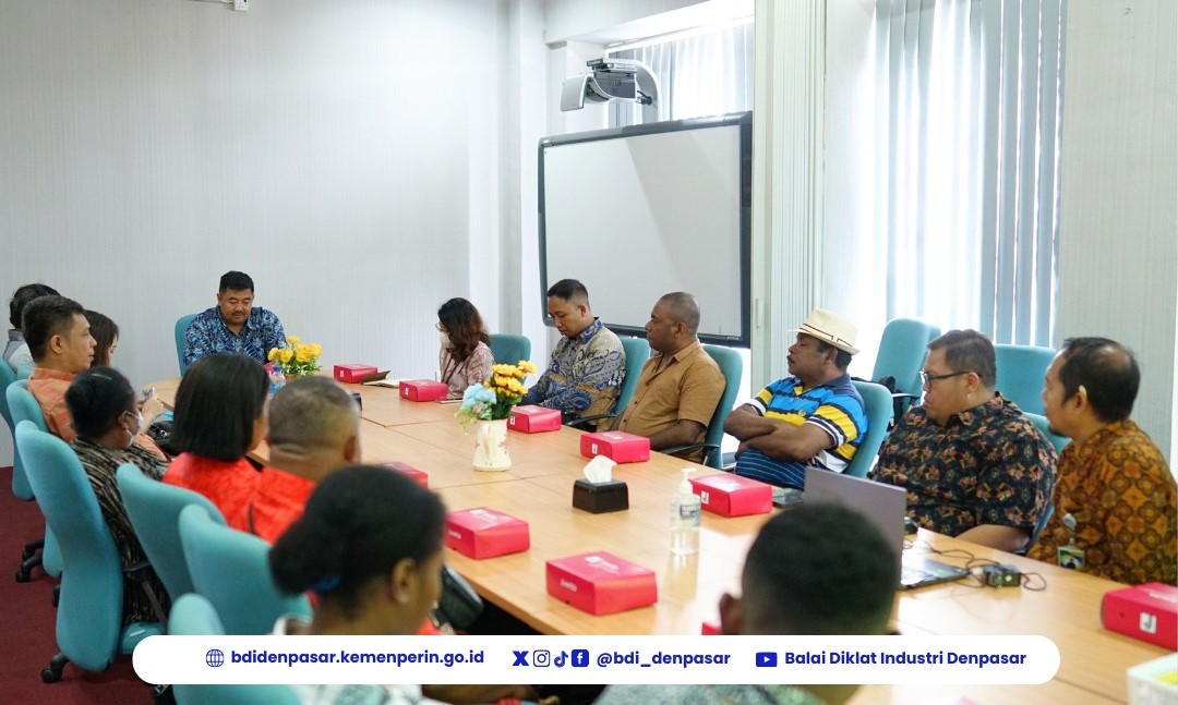 BDI Denpasar Fasilitasi On Job Training DISPERINDAG Kab. Biak Numfor