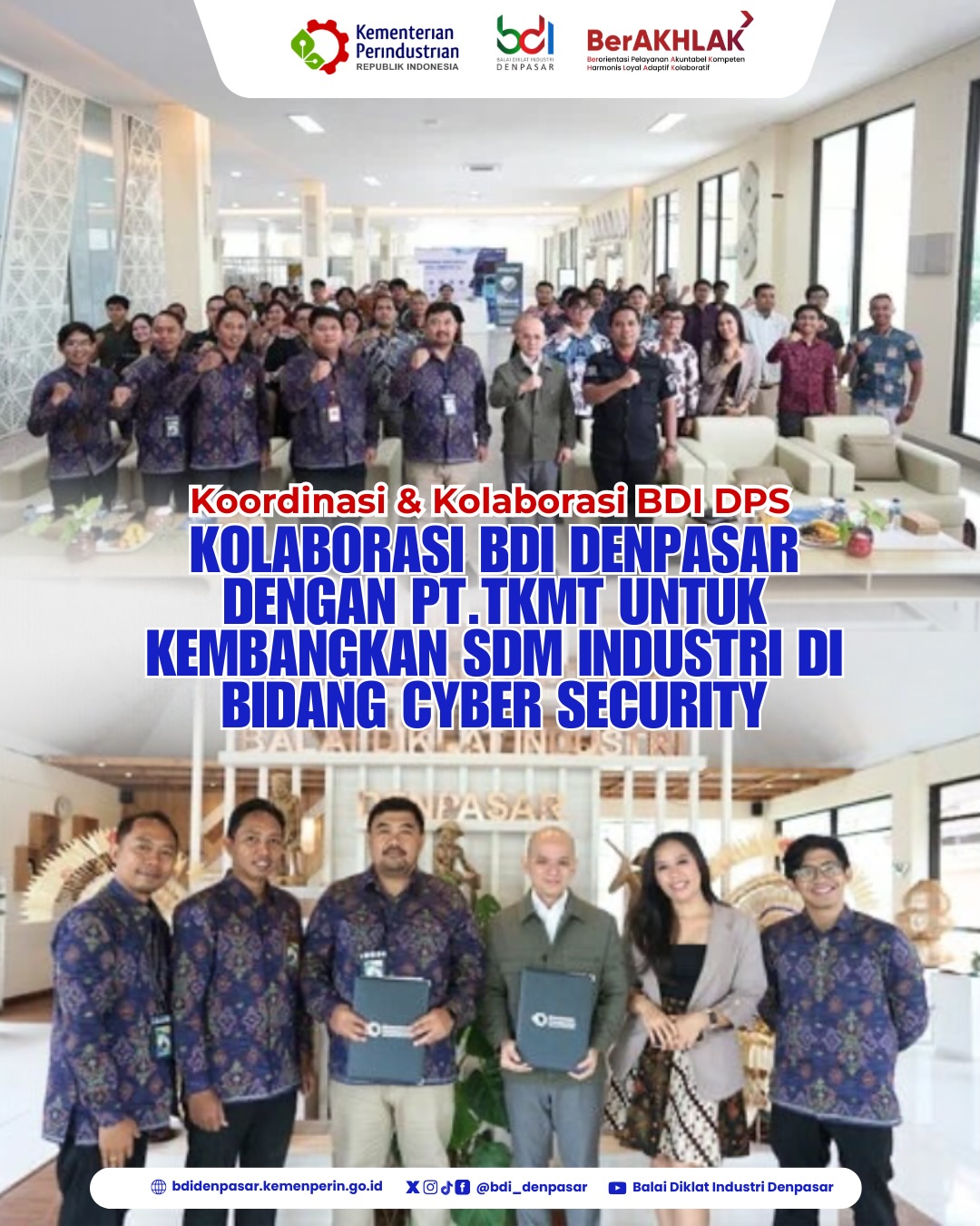 BDI Denpasar melakukan kolaborasi dengan PT. Tri Kreasi Mandiri Teknologi