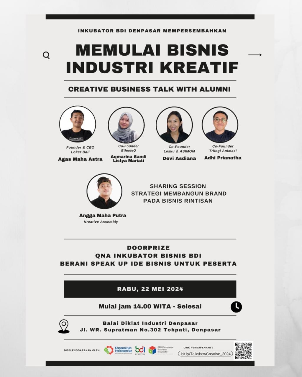 Creative Business Talk With Alumni INBIS BDI Denpasar