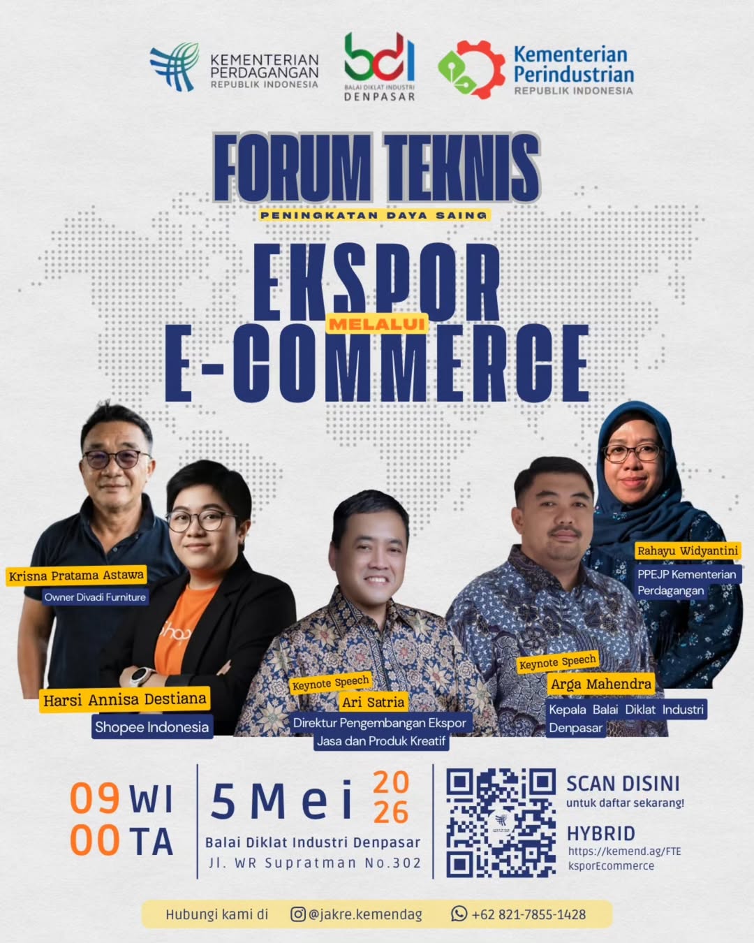 Forum Teknis: Peningkatan Daya Saing Ekspor melalui E-Commerce