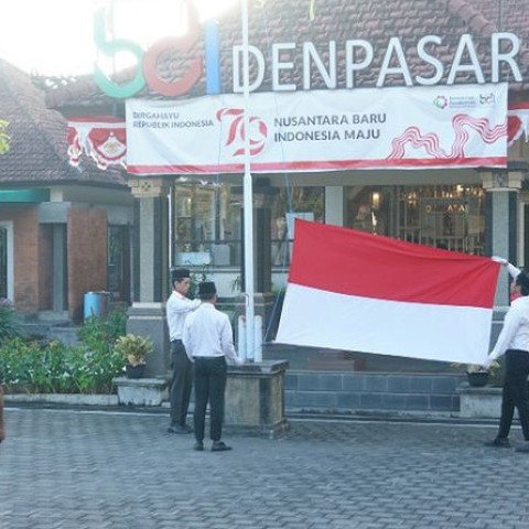 BDI Denpasar  Melaksanakan Upacara Bendera Peringatan Kemerdekaan RI ke-79