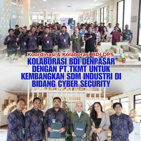 BDI Denpasar melakukan kolaborasi  dengan PT. Tri Kreasi Mandiri Teknologi
