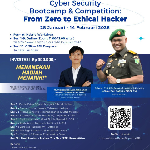 Cyber Security Bootcamp & Competition: From Zero To Ethical Hacker