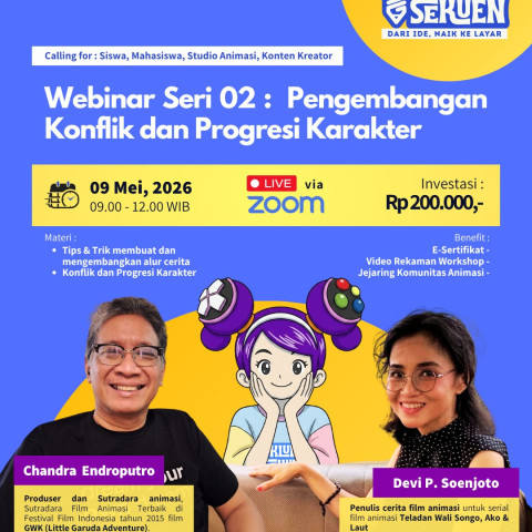 Klub Sekuen Seri 02 membantu kamu merakit Konflik & Progresi Karakter!