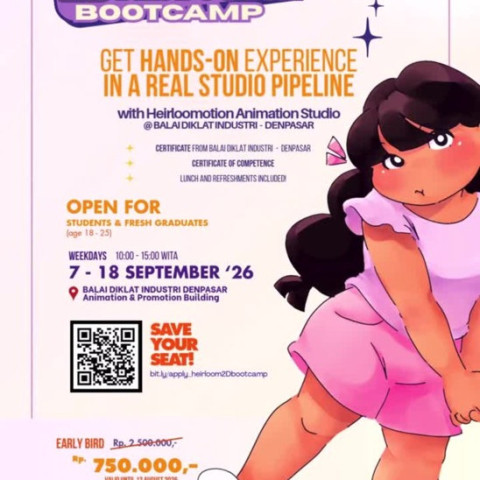 Pelatihan Animasi 2D Bulan September 2026