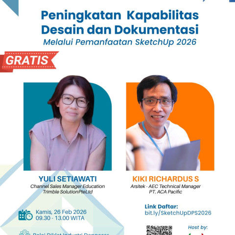 Peningkatan Kapabilitas Desain dan Dokumentasi melalui Pemanfaatan SketchUp 2026