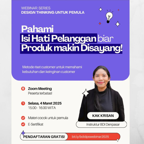 Seri-2 Webinar Design Thinking Untuk Pemula