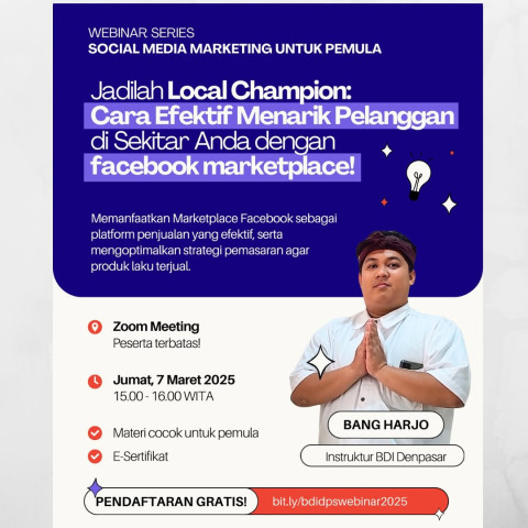 Seri-2 WEBINAR Sosial Media Marketing Untuk Pemula